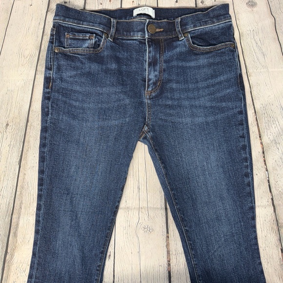 LOFT Tulip Hem Skinny Jeans - Picture 4 of 5